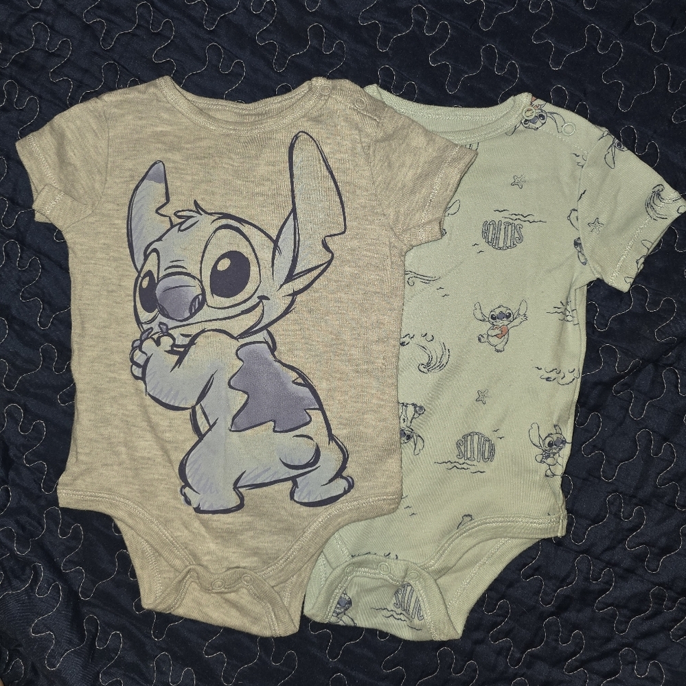 Stitch Baby One Piece Set